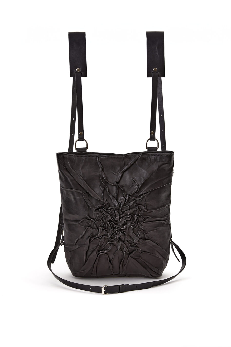 Textured backpack
